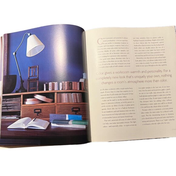 Pottery Barn Work Spaces Design Book 2004 Hardcover Creative Workspaces - Picture 3 of 7